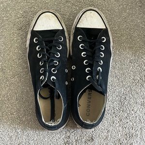 Black Platform Low Converse